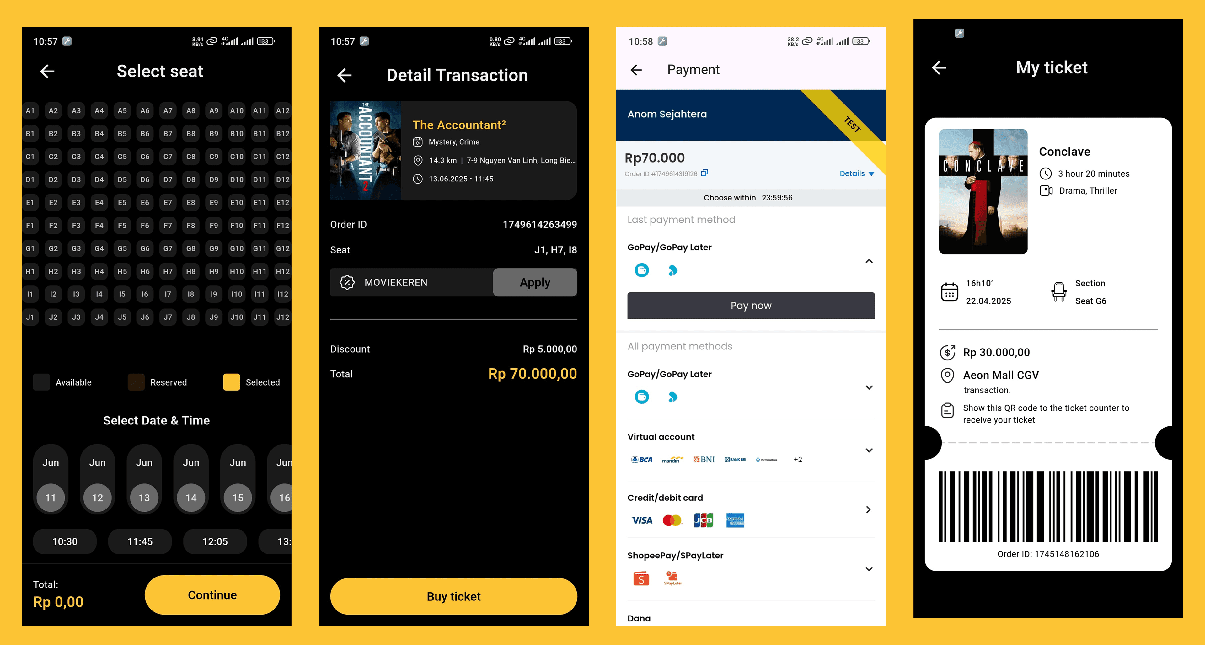 MBooking Cinema App screenshot 3
